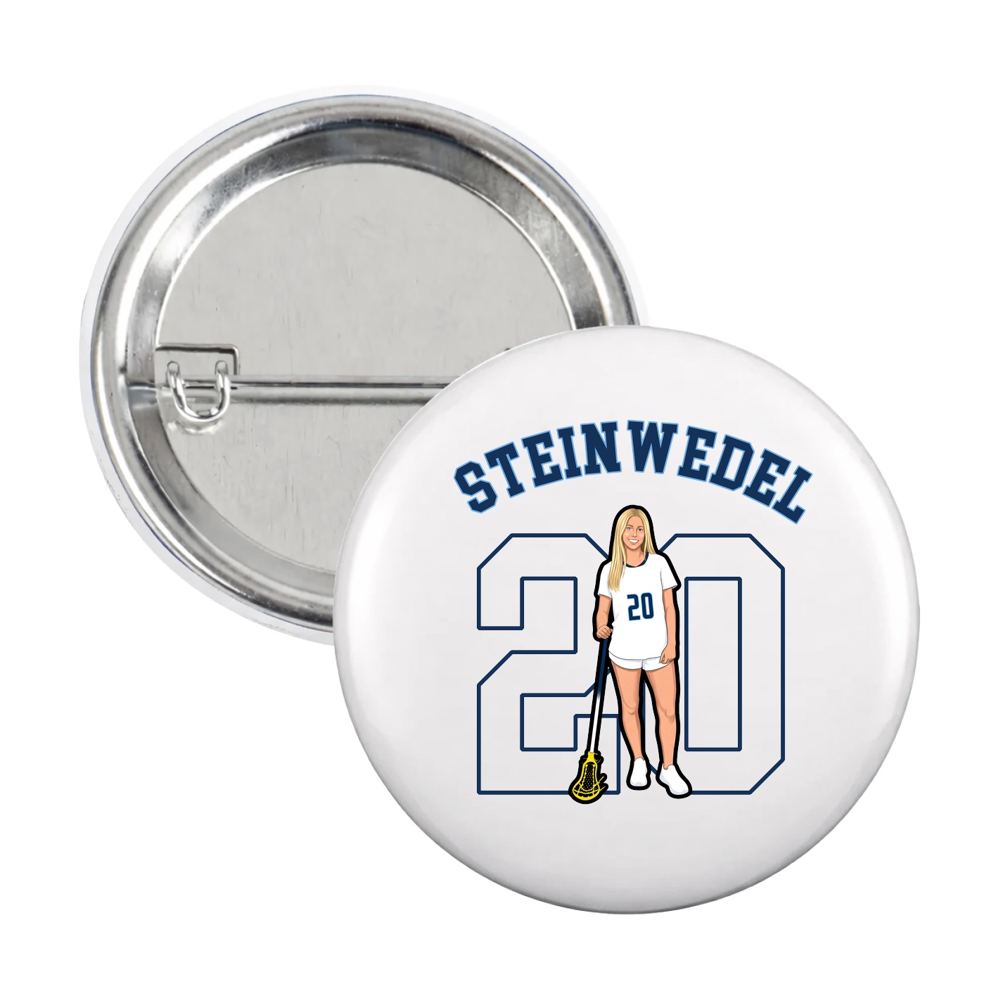 Game Day Button — Shirsey Arch in White