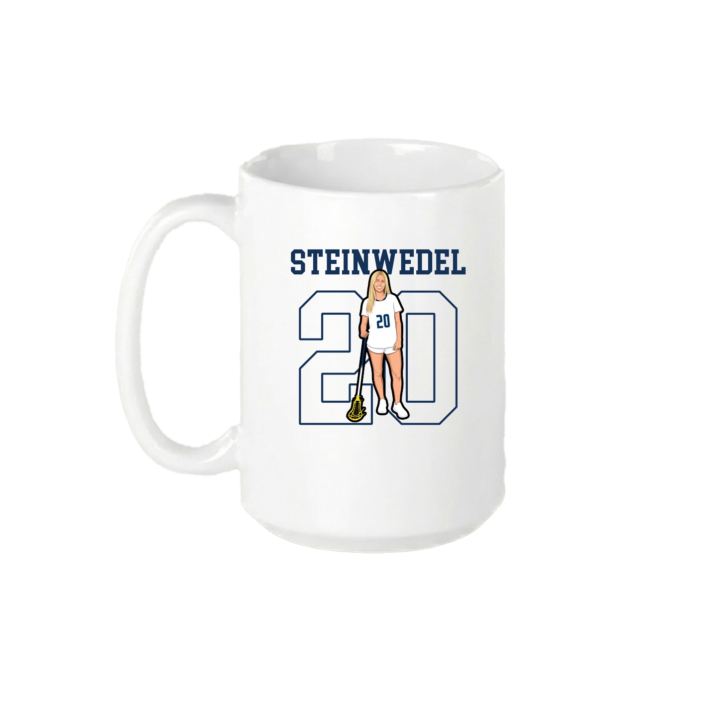 15oz Coffee Mug — Shirsey in White