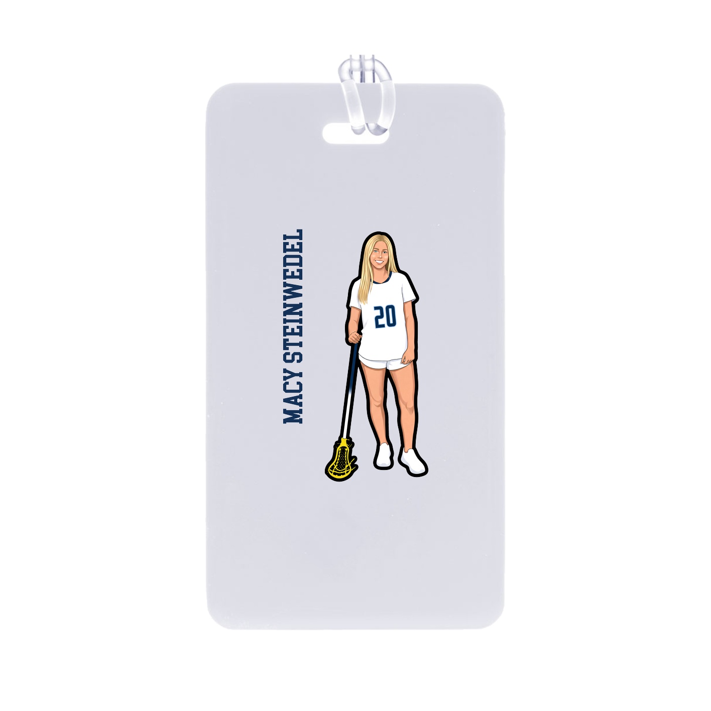 Bag Tag — Name Vertical in Classic