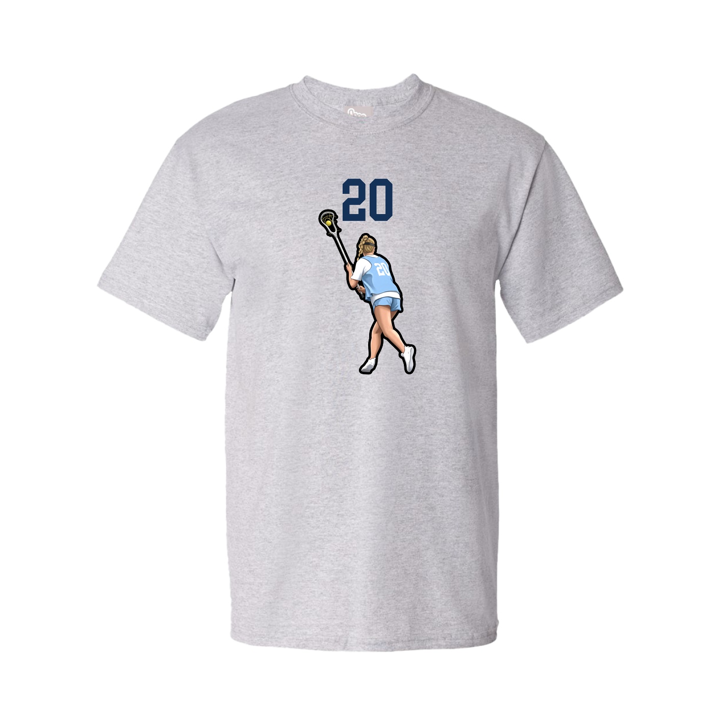 Tee — Number Top in Grey