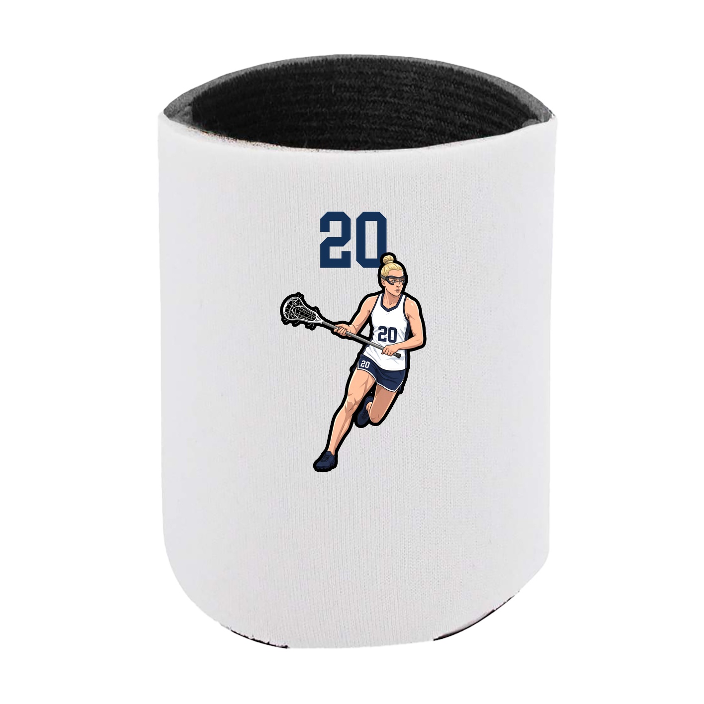 Can Holder — Number Top in White