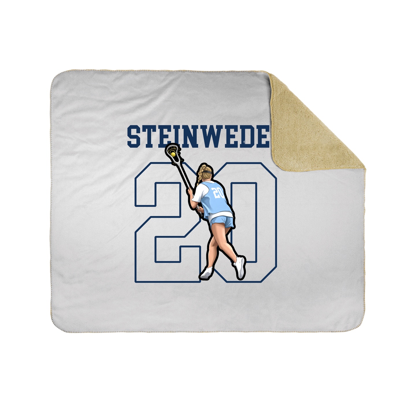 Throw Blanket — Shirsey in White