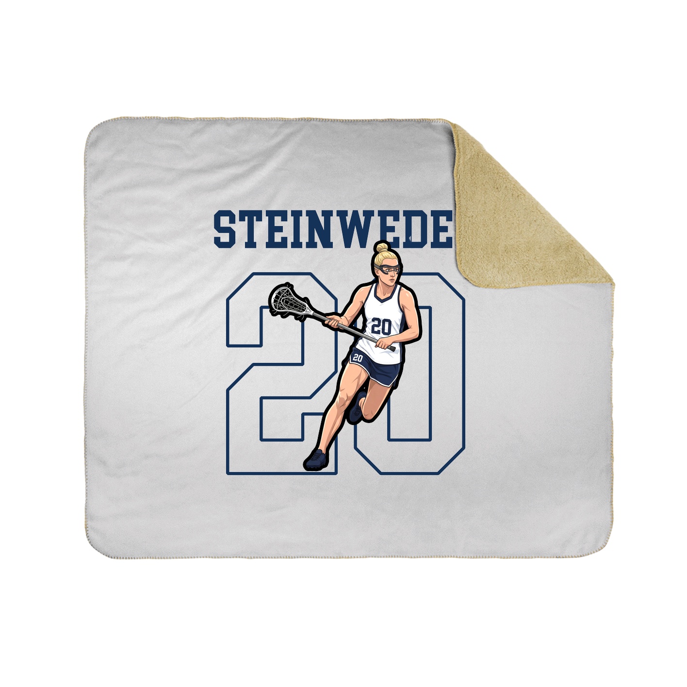 Throw Blanket — Shirsey in White