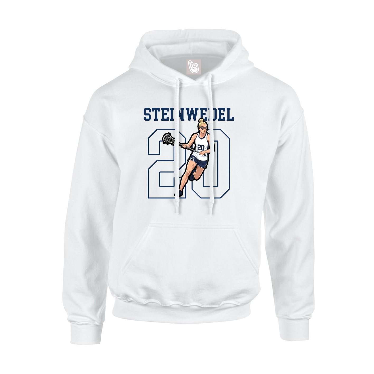 Hoodie — Shirsey in White