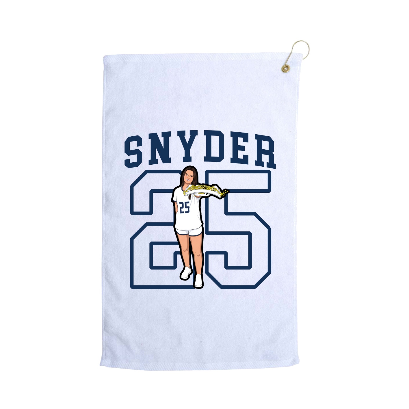 Golf Towel — Shirsey in White