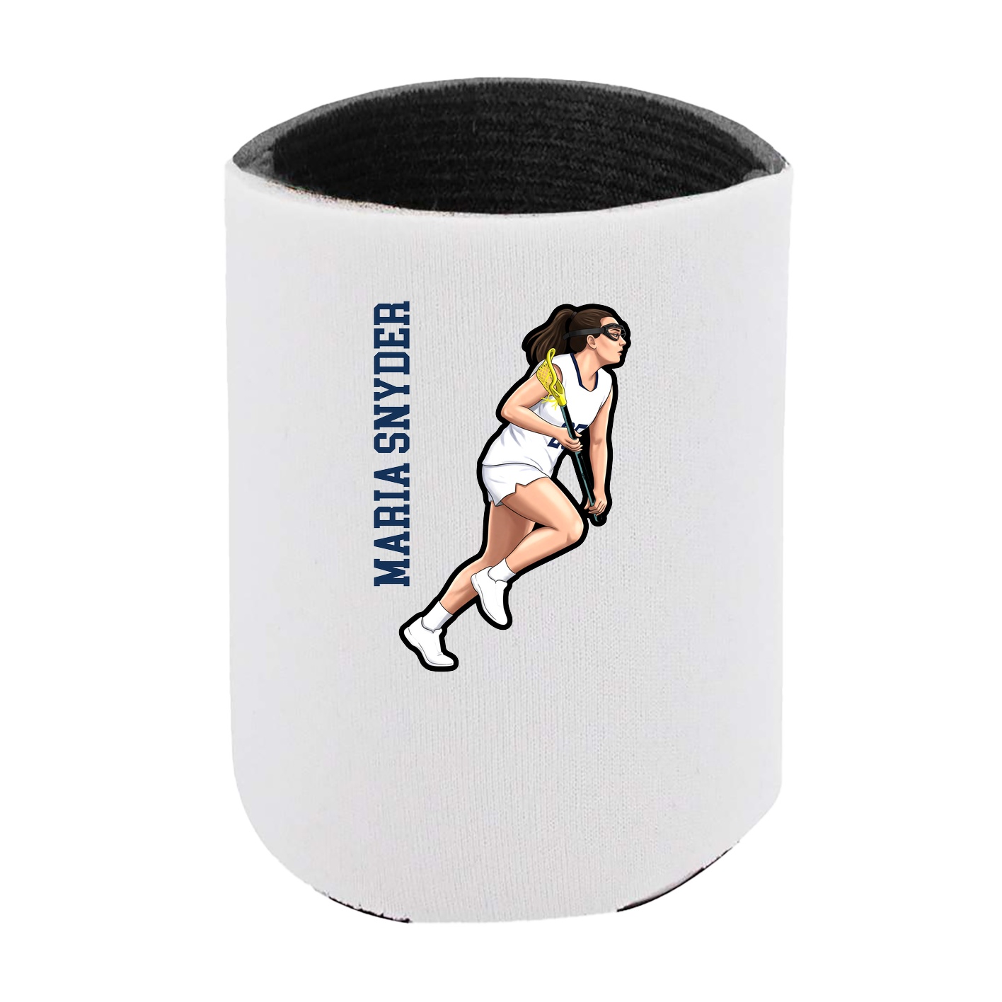 Can Holder — Name Vertical in White