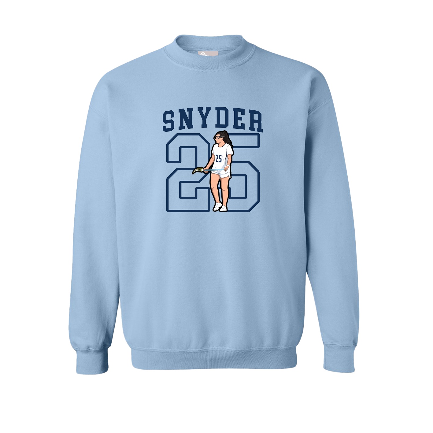 Fleece Crew — Shirsey in Light Blue