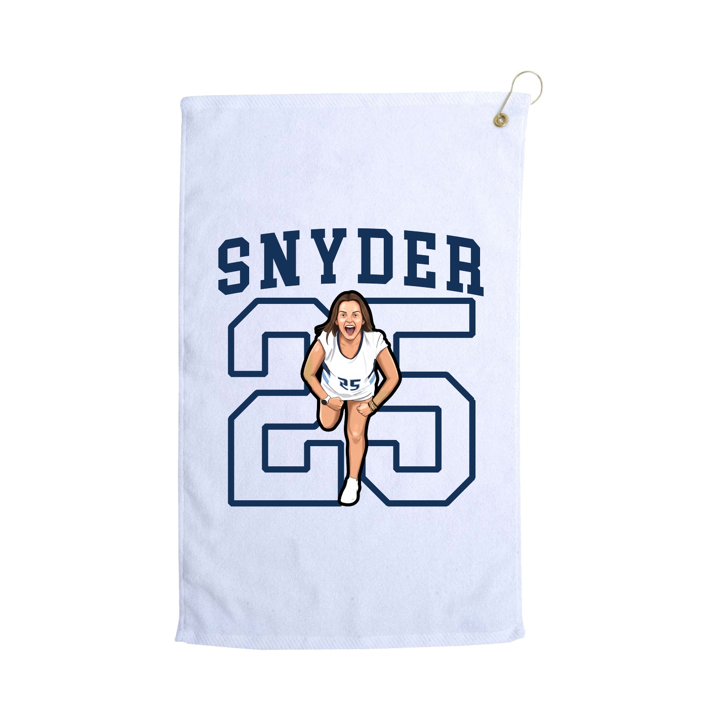 Golf Towel — Shirsey in White