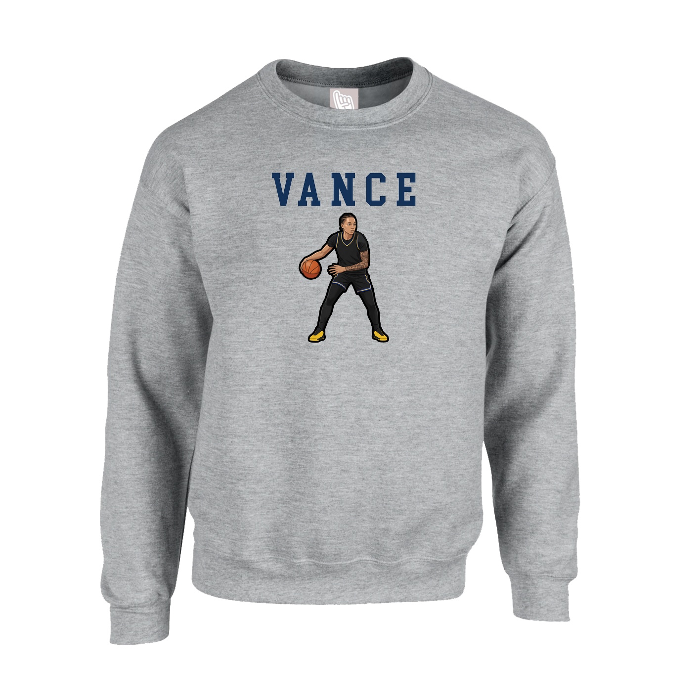 Fleece Crew — Shirsey in Grey