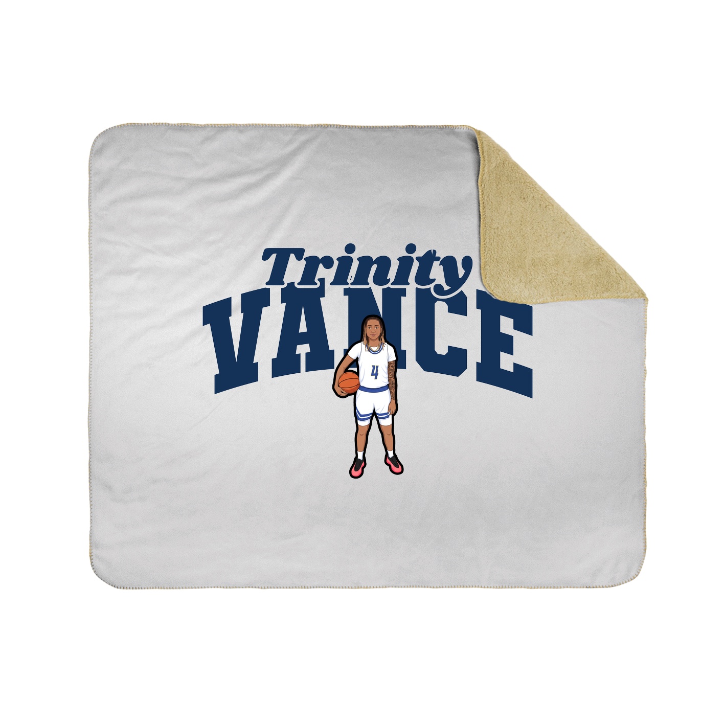 Throw Blanket — Signature Arch in White