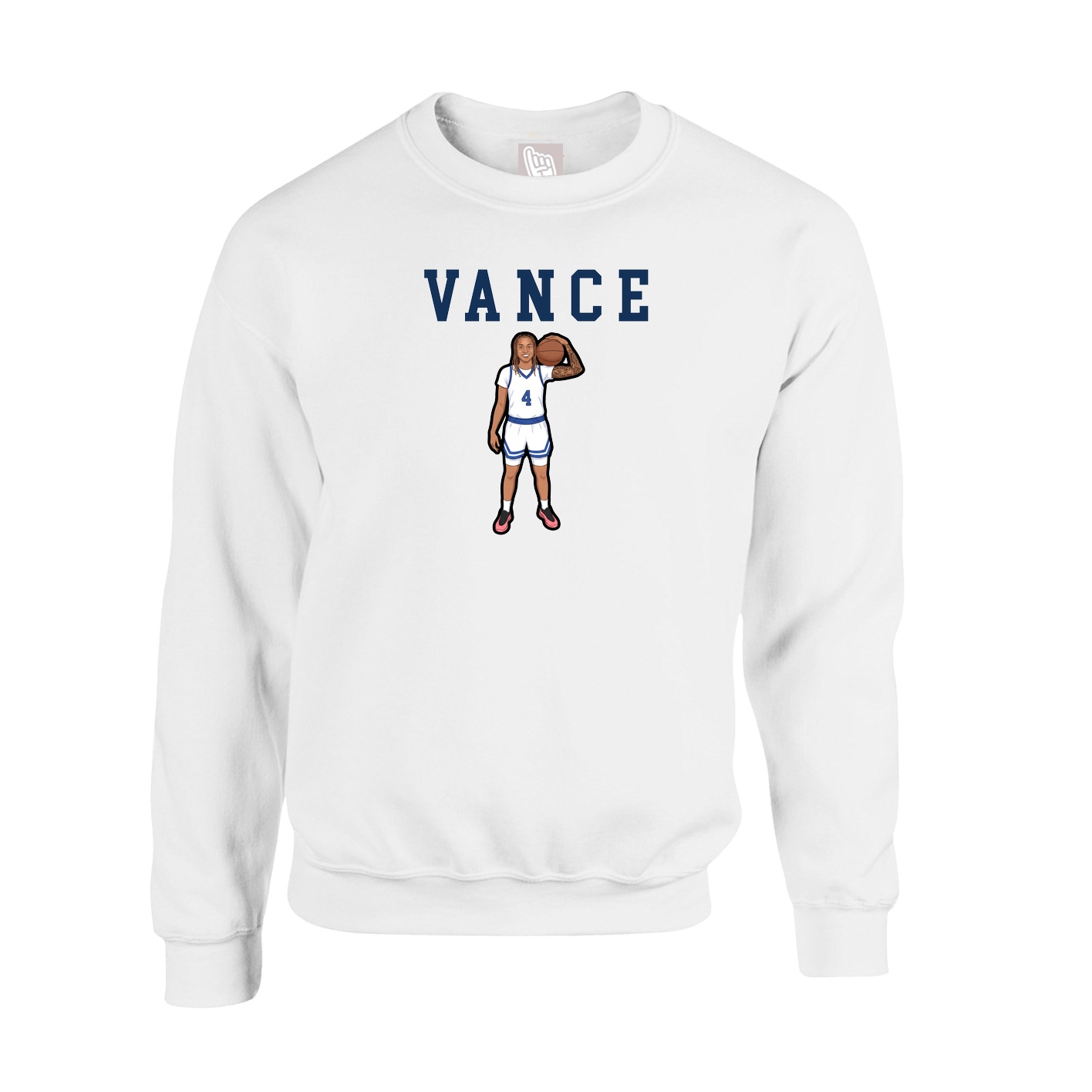 Fleece Crew — Shirsey in White