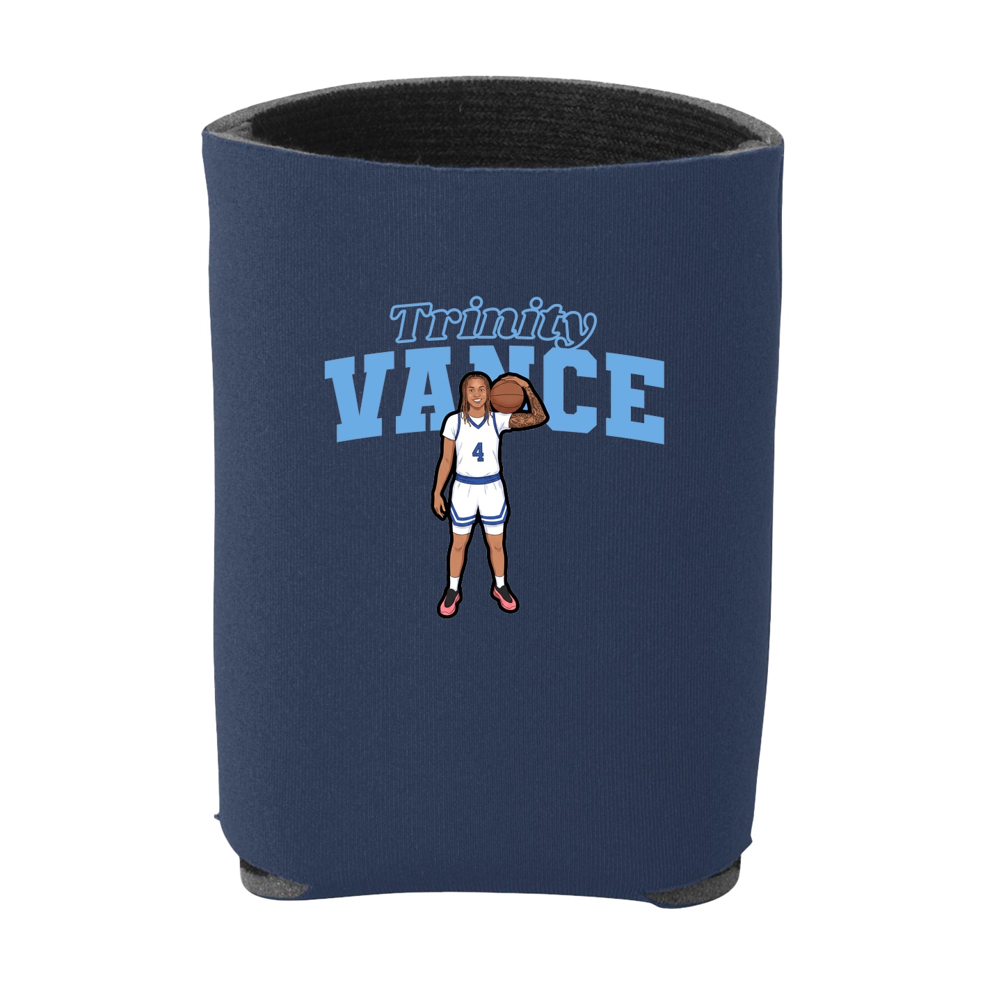 Can Holder — Name Arch in Navy