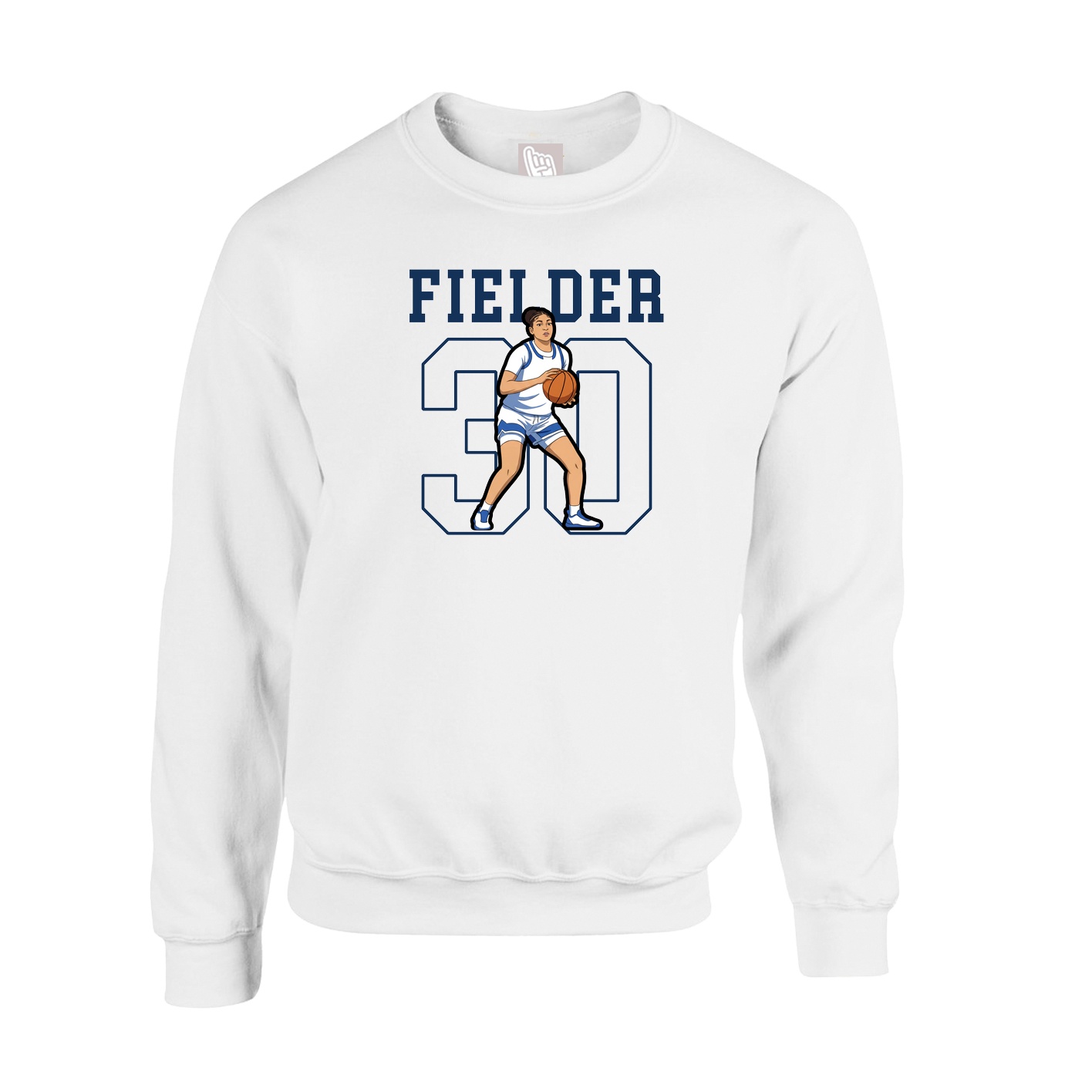 Fleece Crew — Shirsey in White