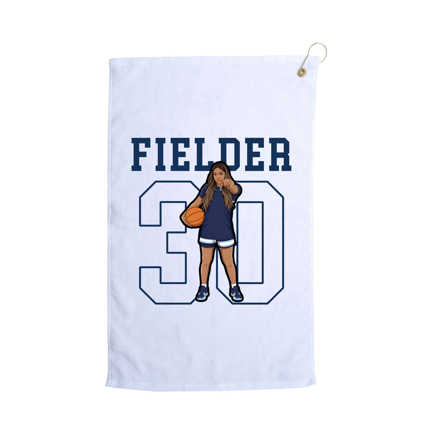 Golf Towel — Shirsey in White
