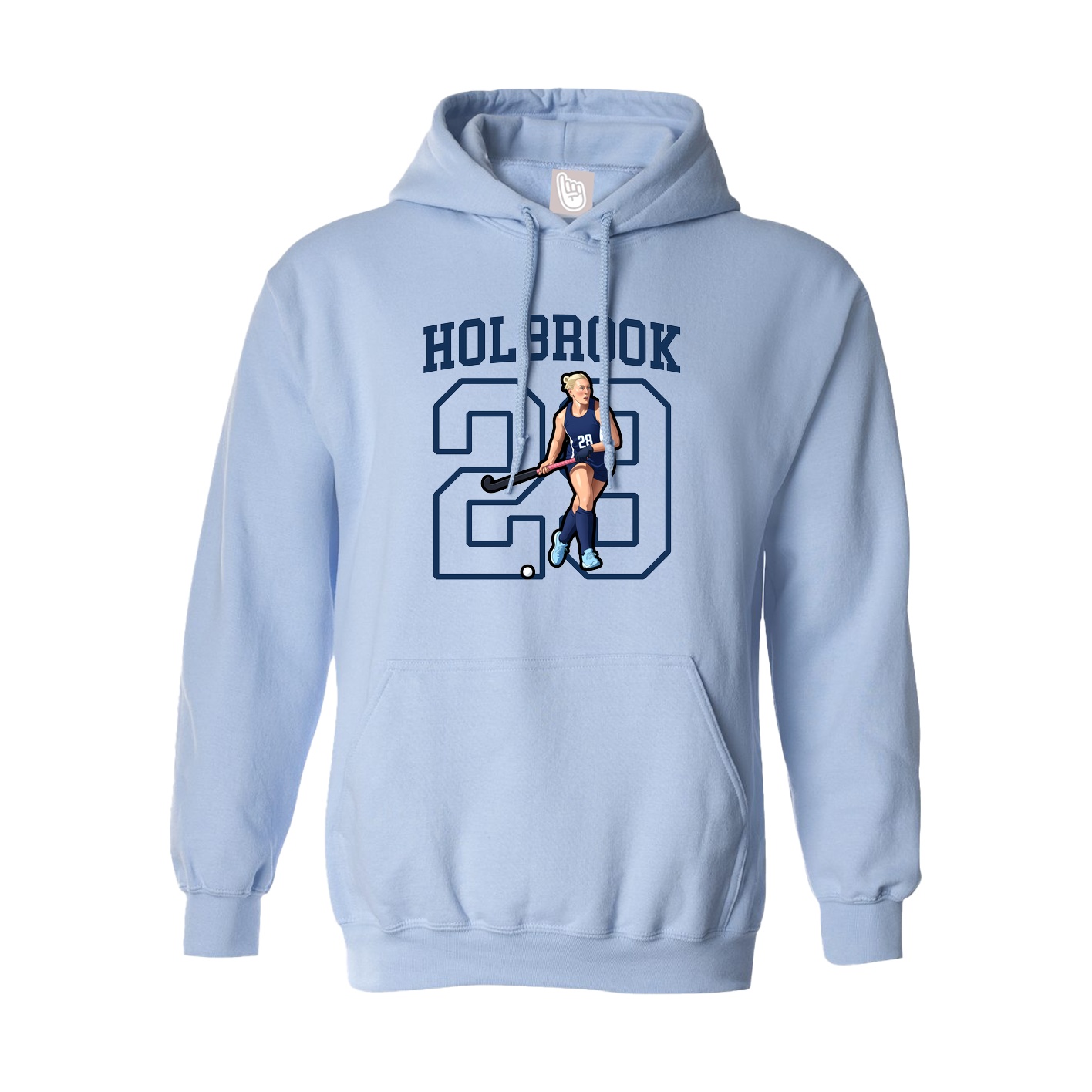 Hoodie — Shirsey in Light Blue