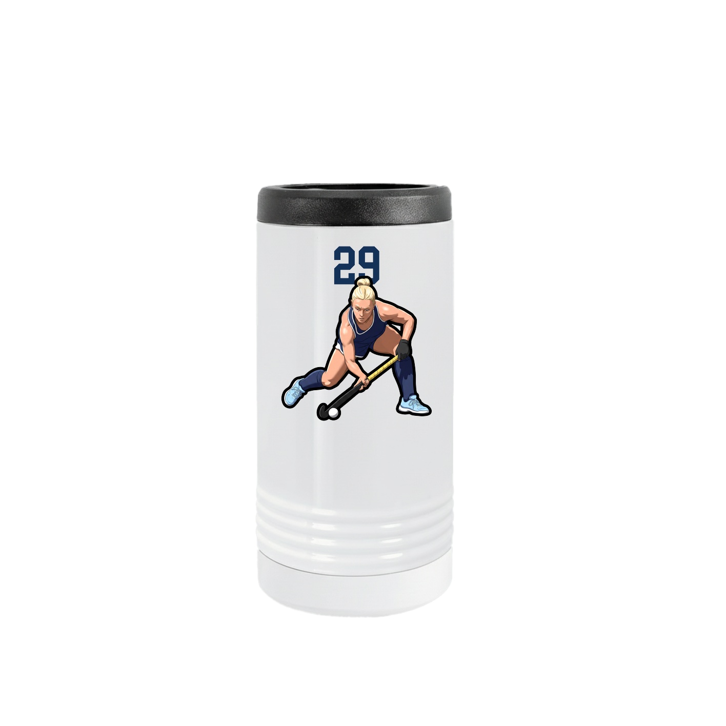 Slim Beverage Holder — Number Top in White