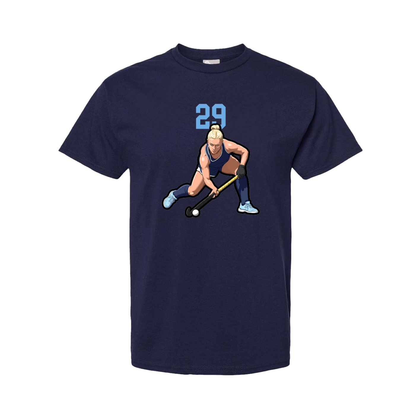 Youth Tee — Number Top in Navy