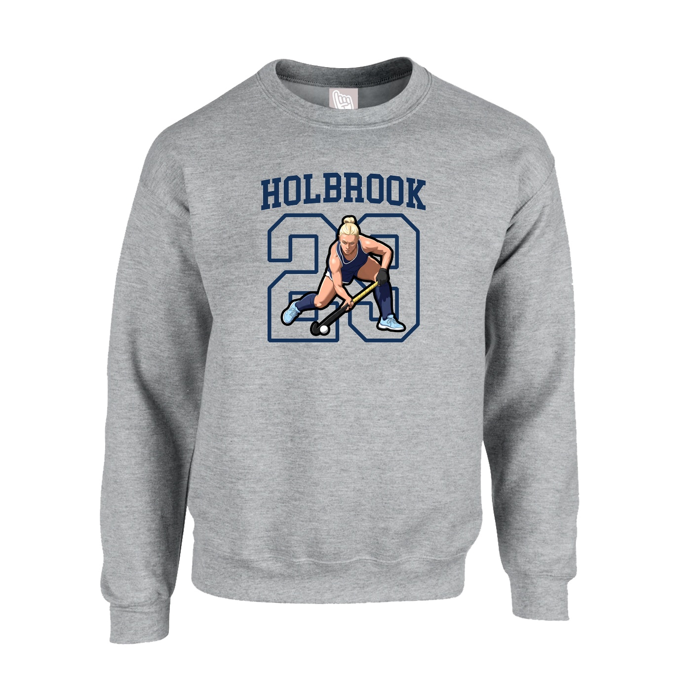 Fleece Crew — Shirsey in Grey