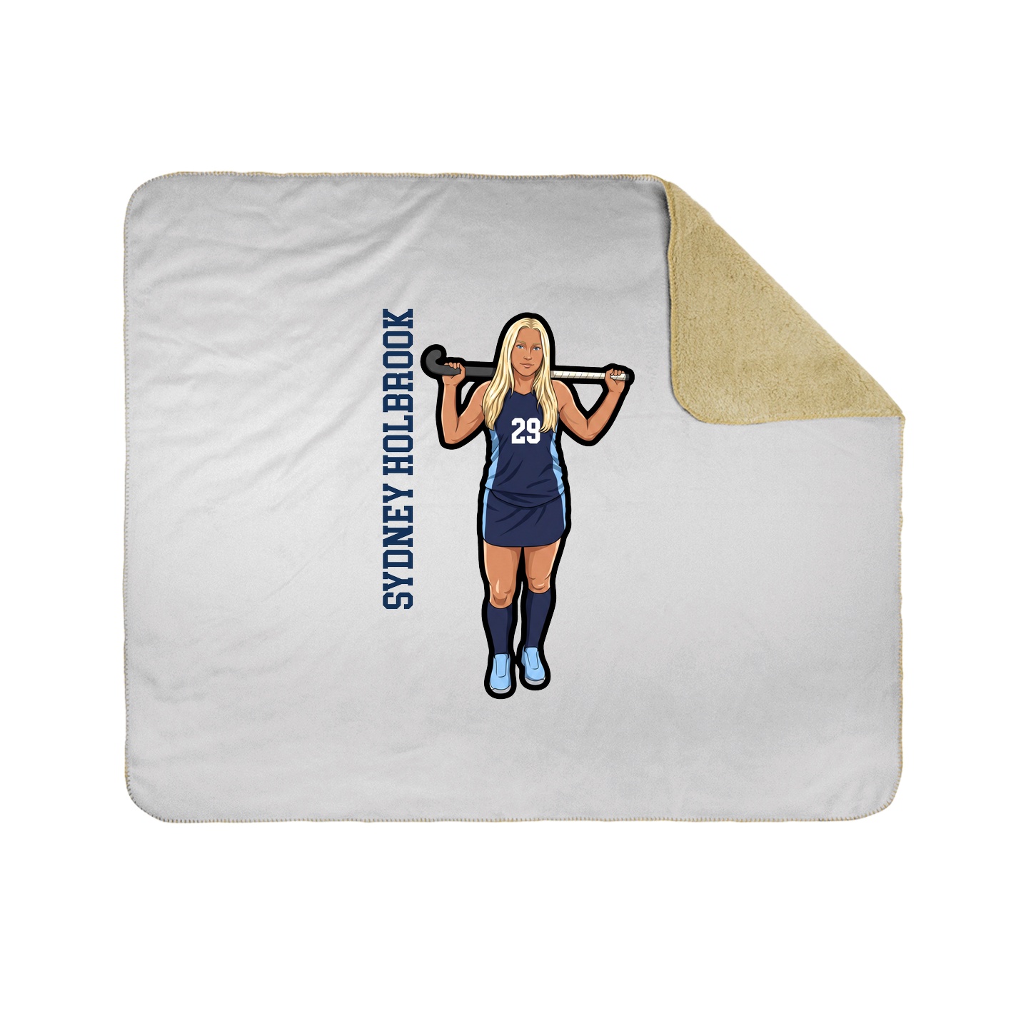 50x60 Sherpa Lined Throw Blanket