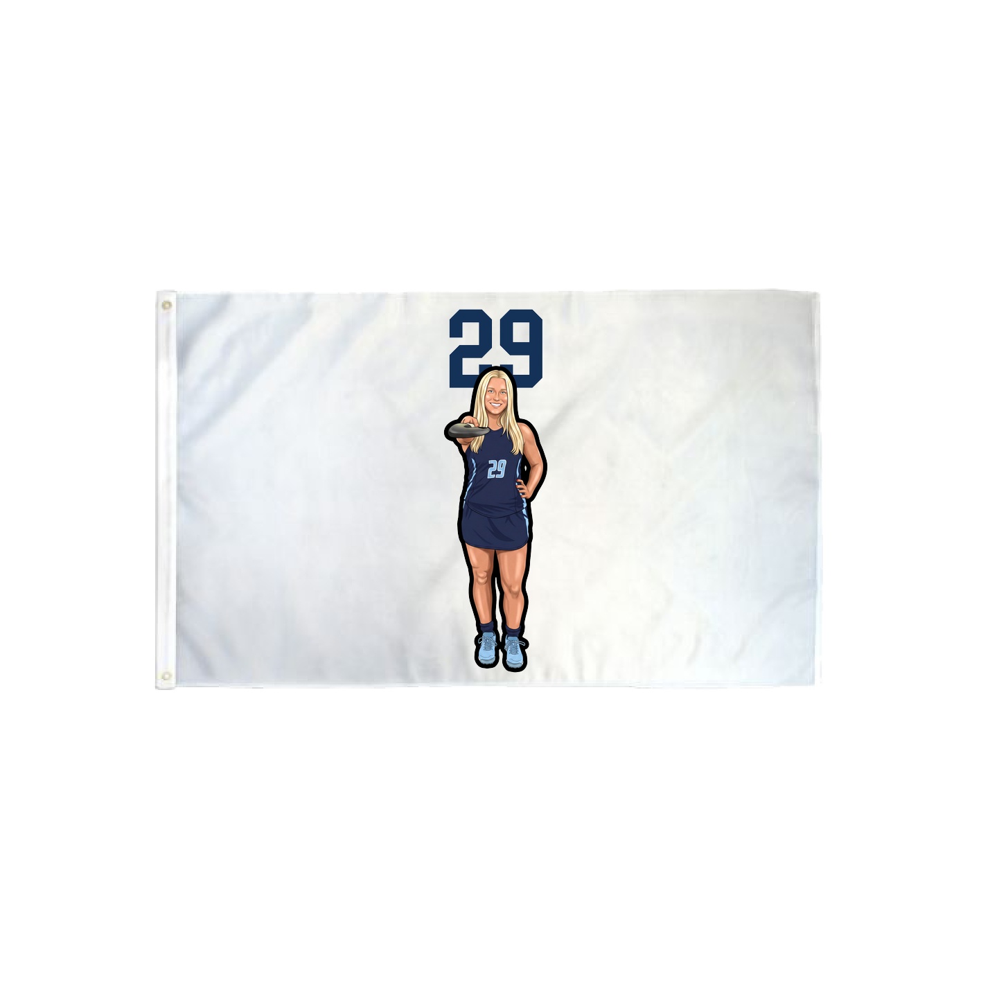 3x5 Flag — Number Top in Classic