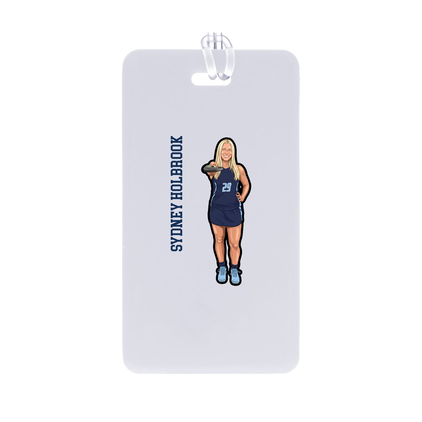 Bag Tag — Name Vertical in Classic