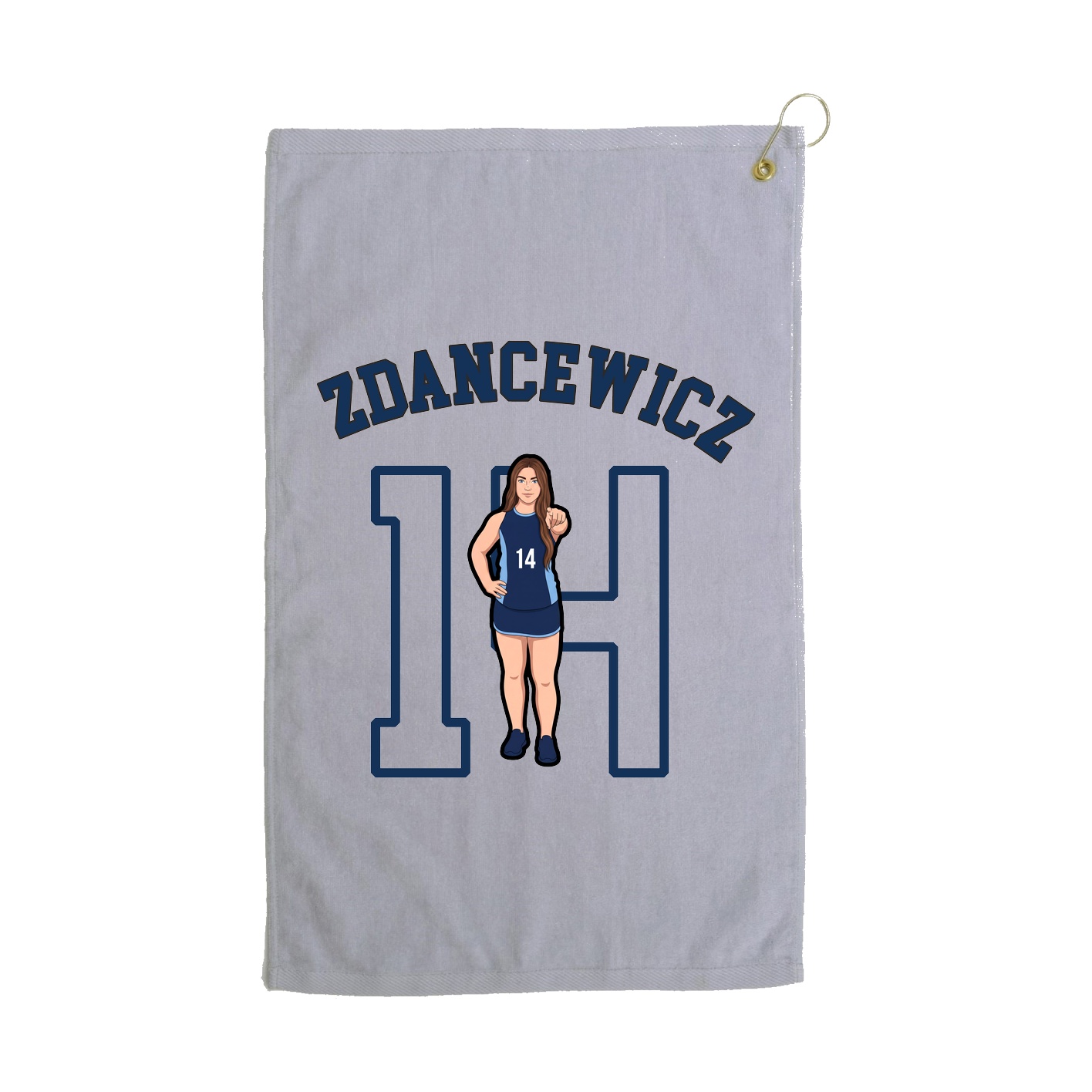 Golf Towel — Shirsey Arch in Grey