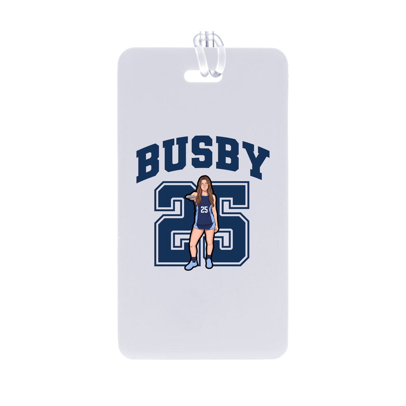 Bag Tag — Number in Classic