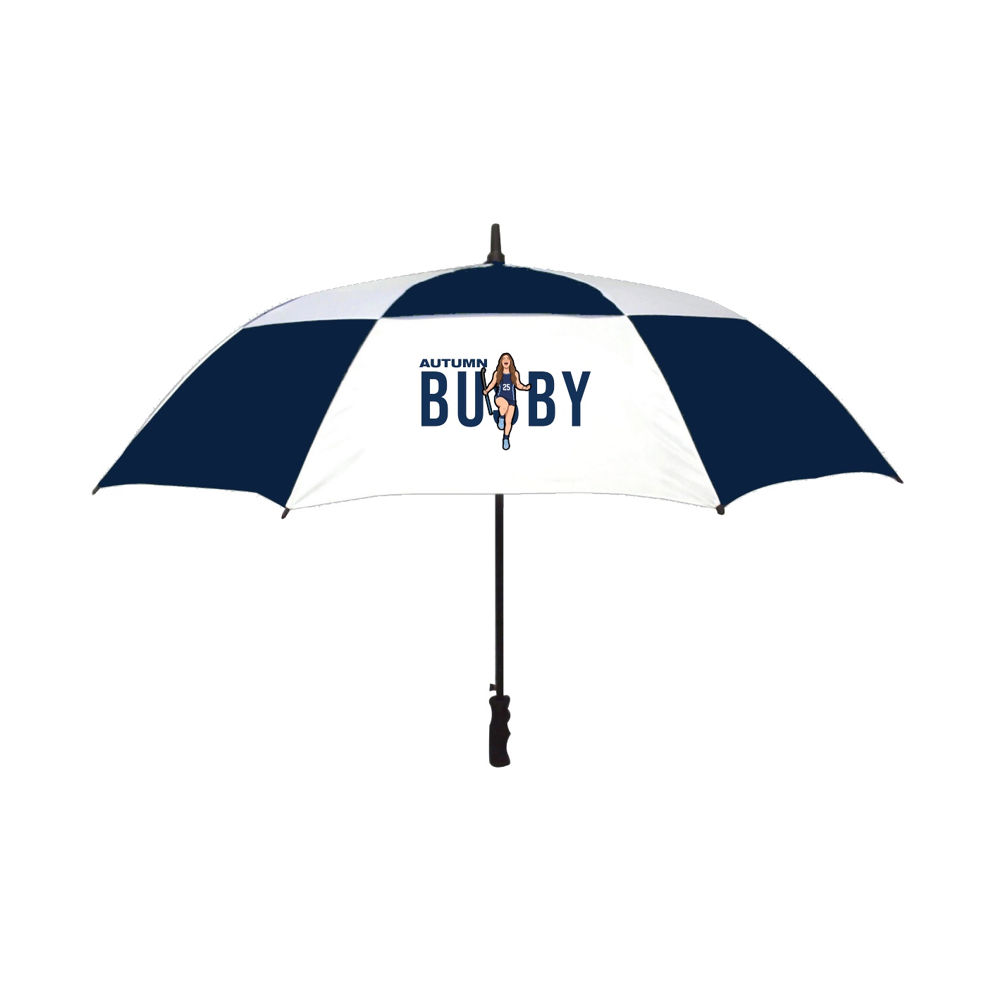 Golf Umbrella — Player Name in Navy