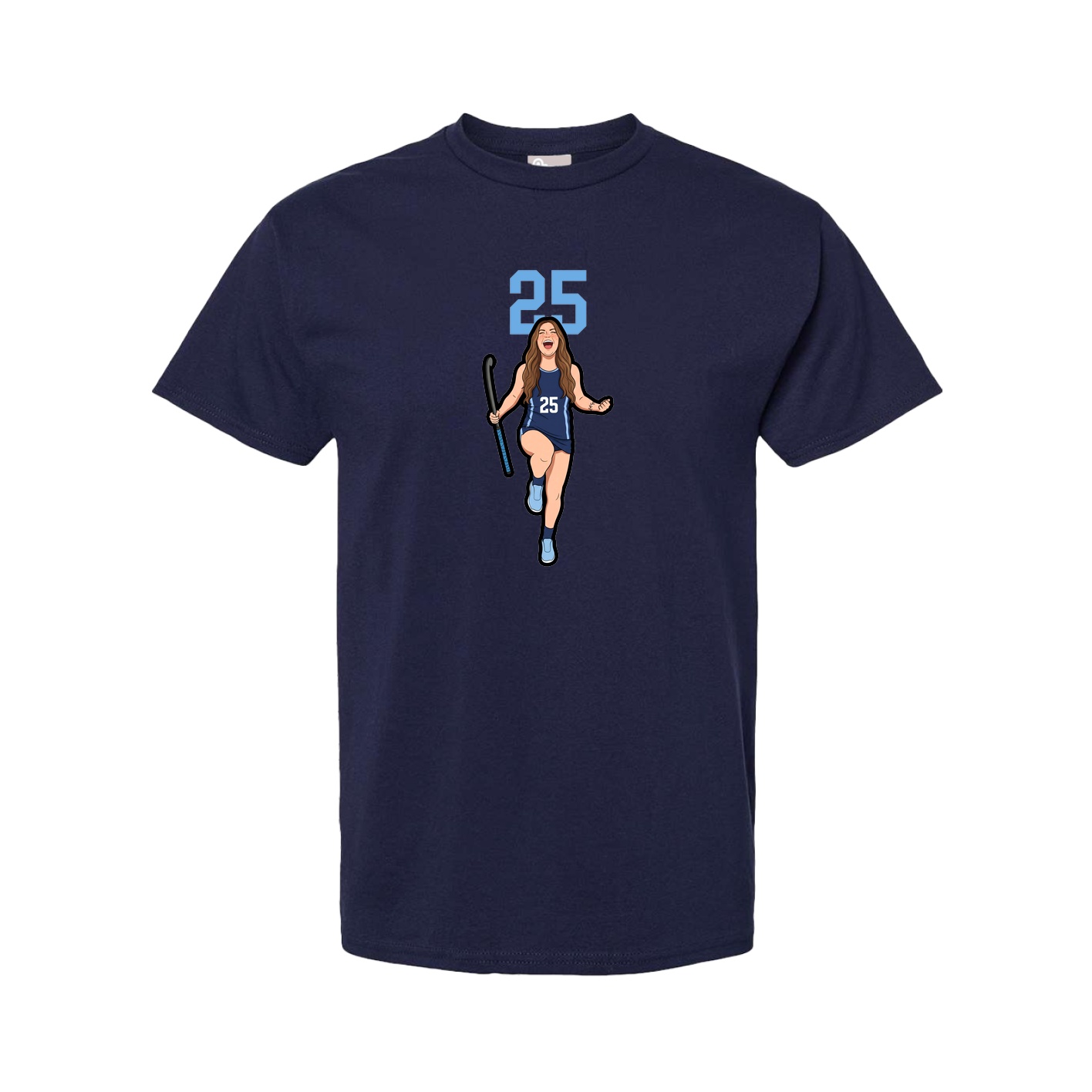 Tee — Number Top in Navy