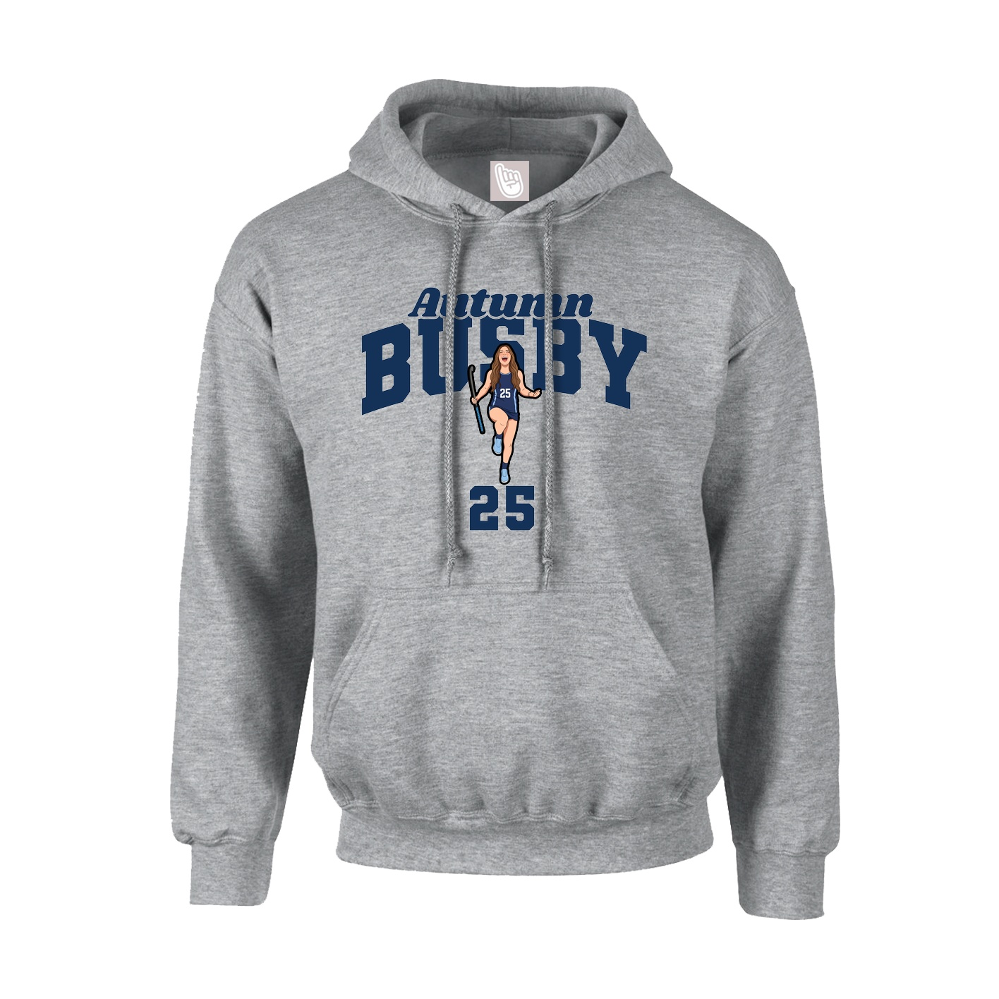 Hoodie — Signature Arch in Grey