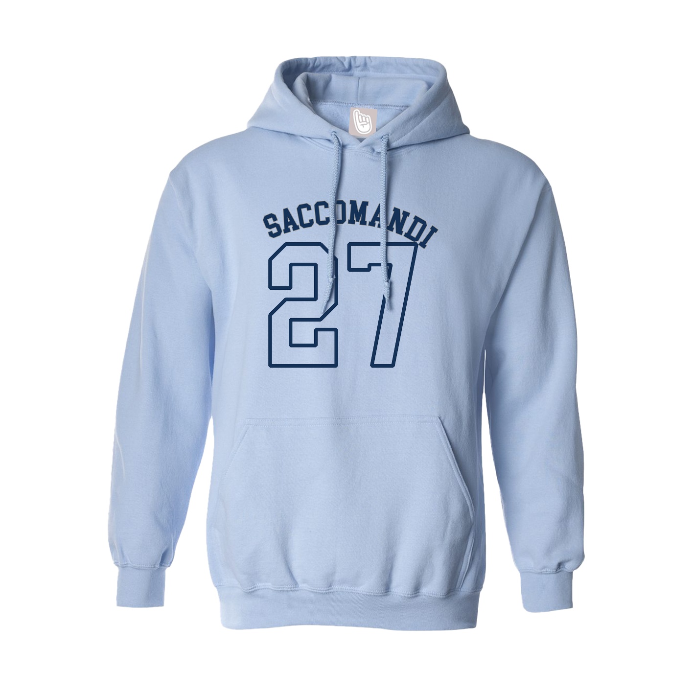 Hoodie — Shirsey Arch in Light Blue