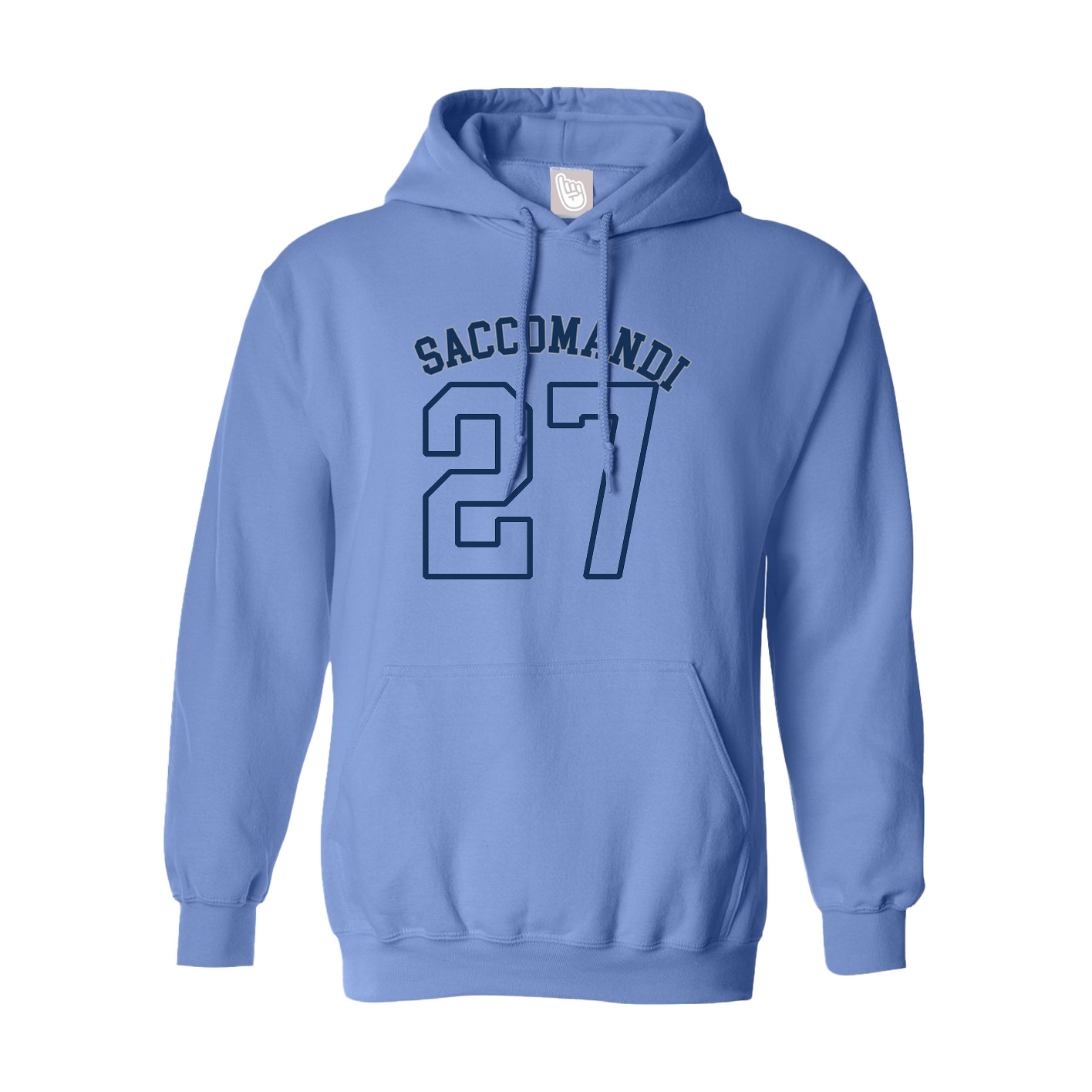 Youth Hoodie — Shirsey Arch in Powder Blue