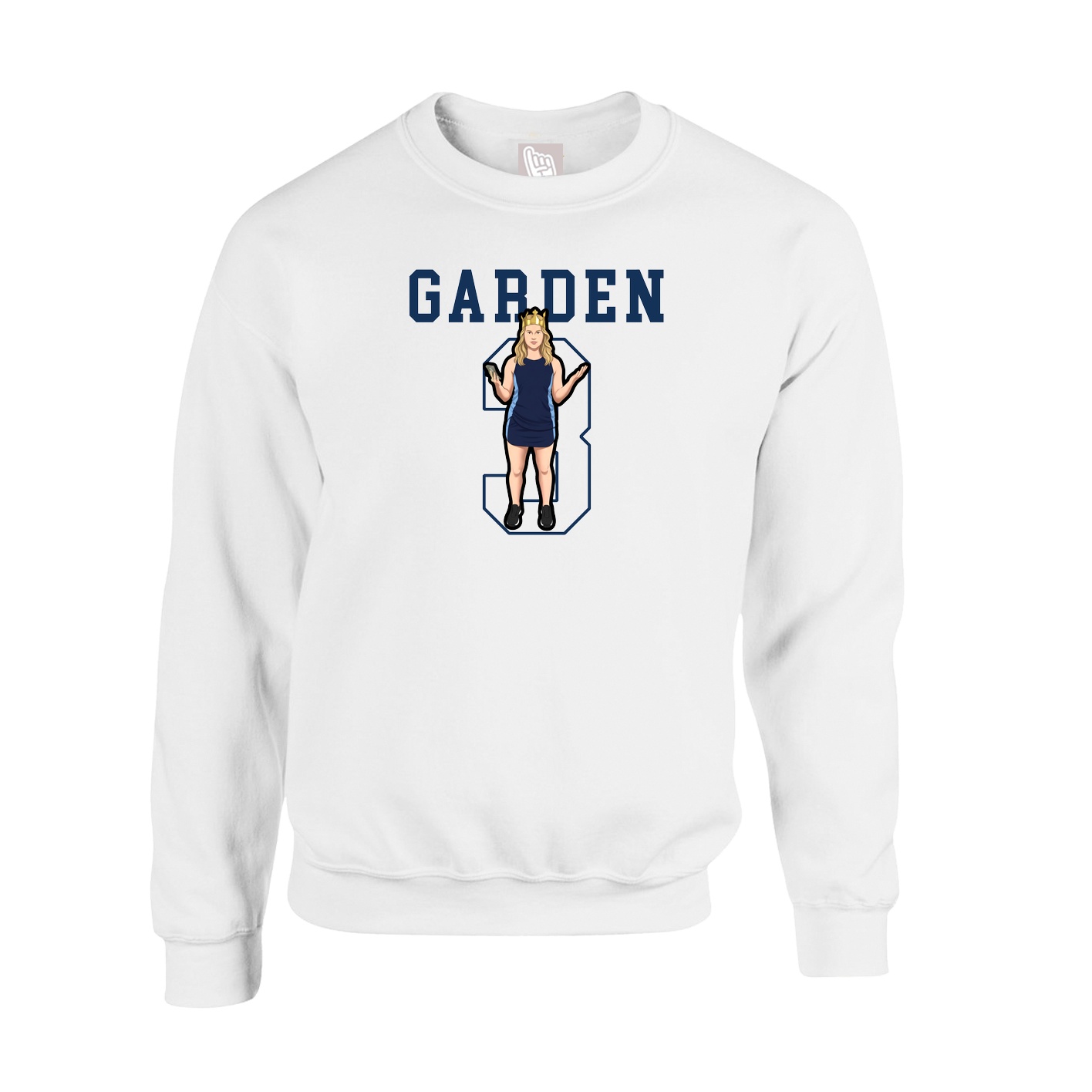 Fleece Crew — Shirsey in White