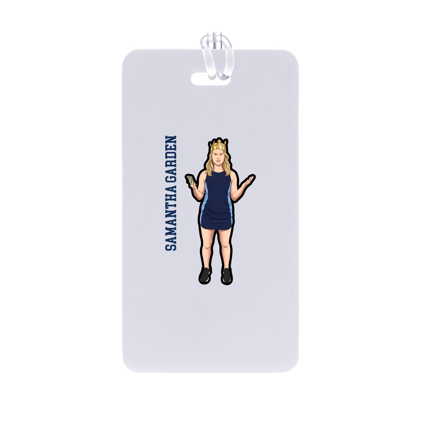 Bag Tag — Name Vertical in Classic