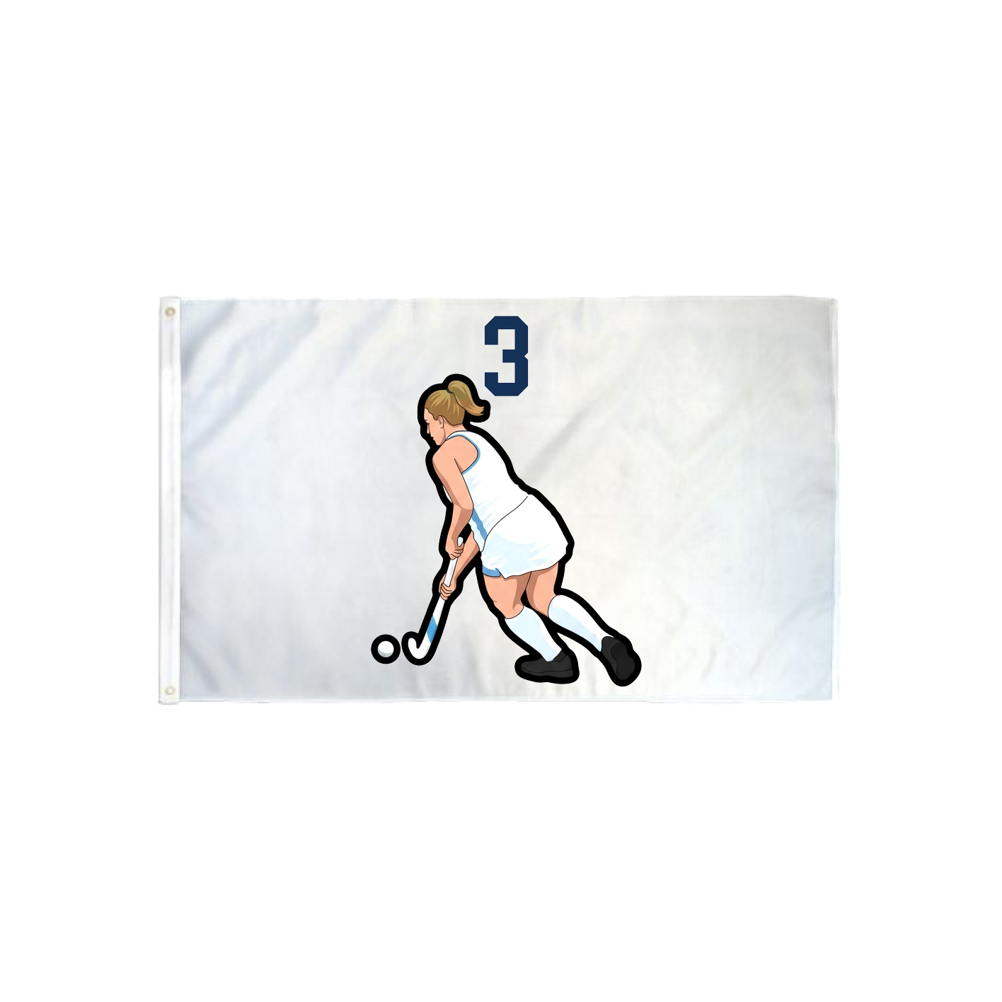 3x5 Flag — Number Top in Classic