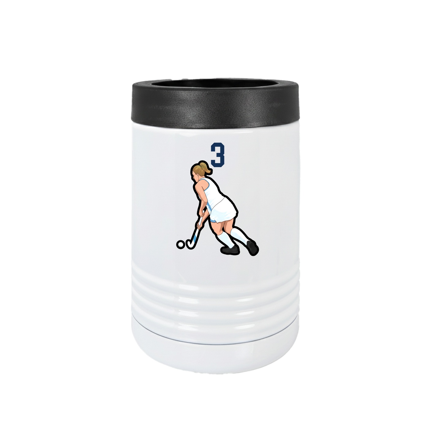 Beverage Holder — Number Top in White