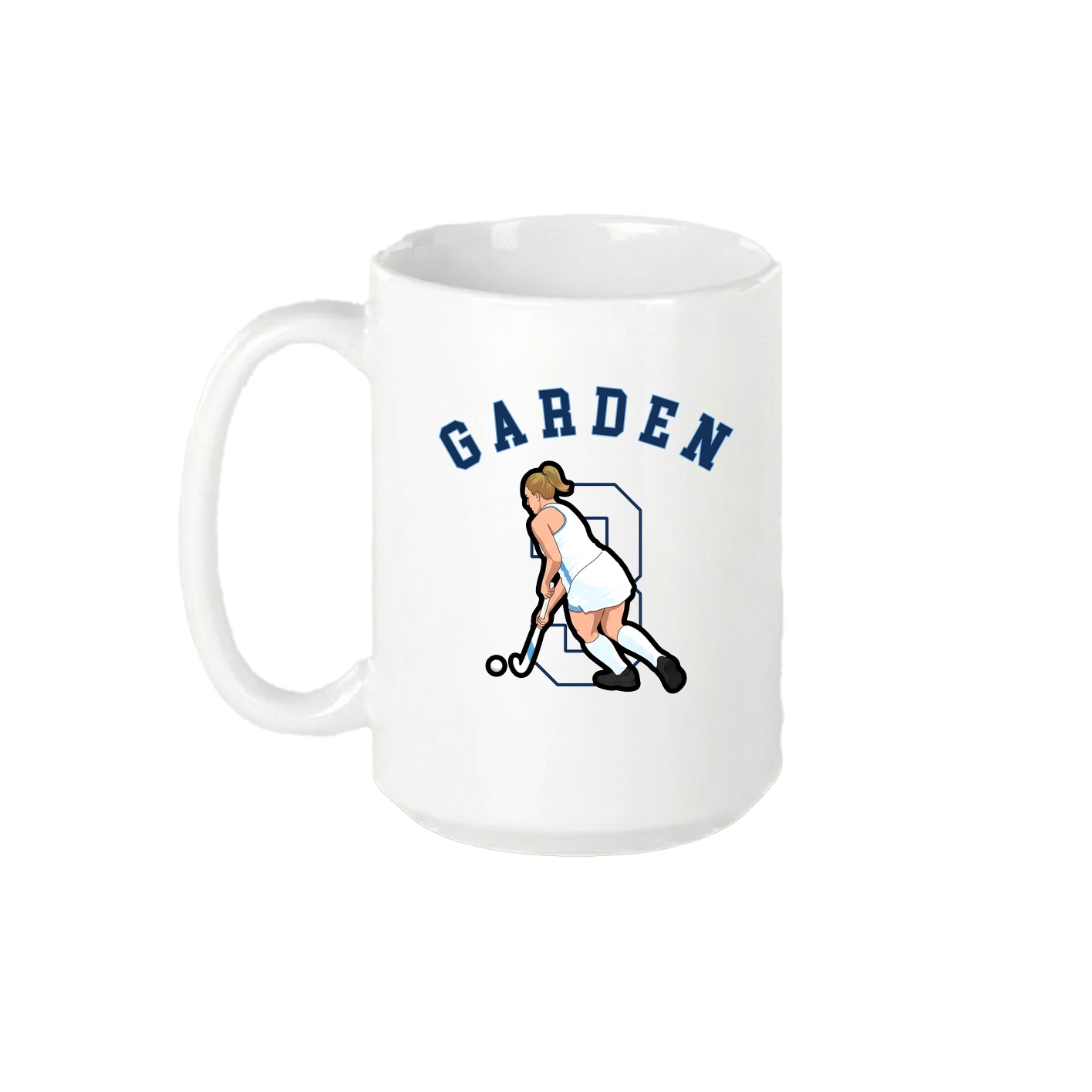 15oz Coffee Mug — Shirsey Arch in White