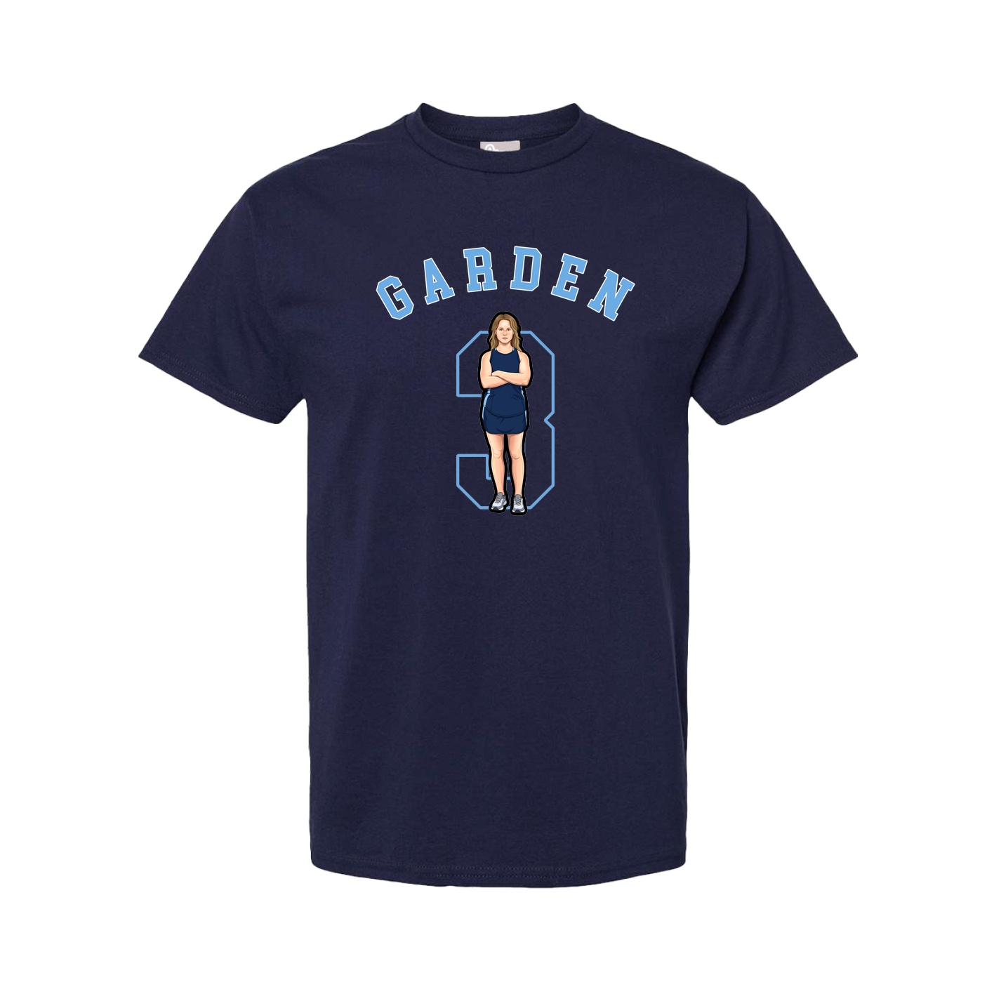 Youth Tee — Shirsey Arch in Navy