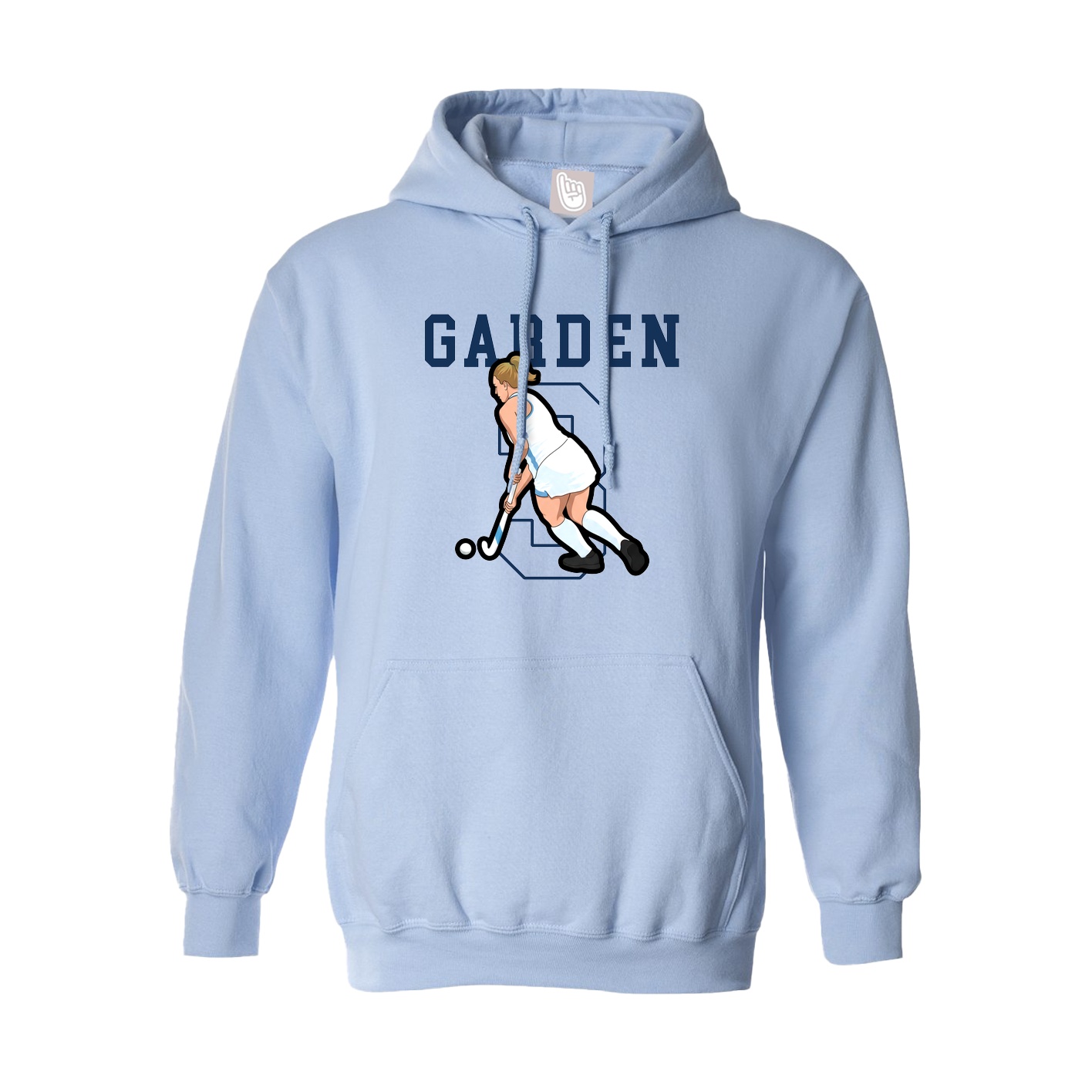 Hoodie — Shirsey in Light Blue