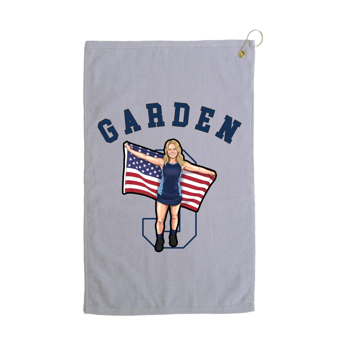 Golf Towel — Shirsey Arch in Grey