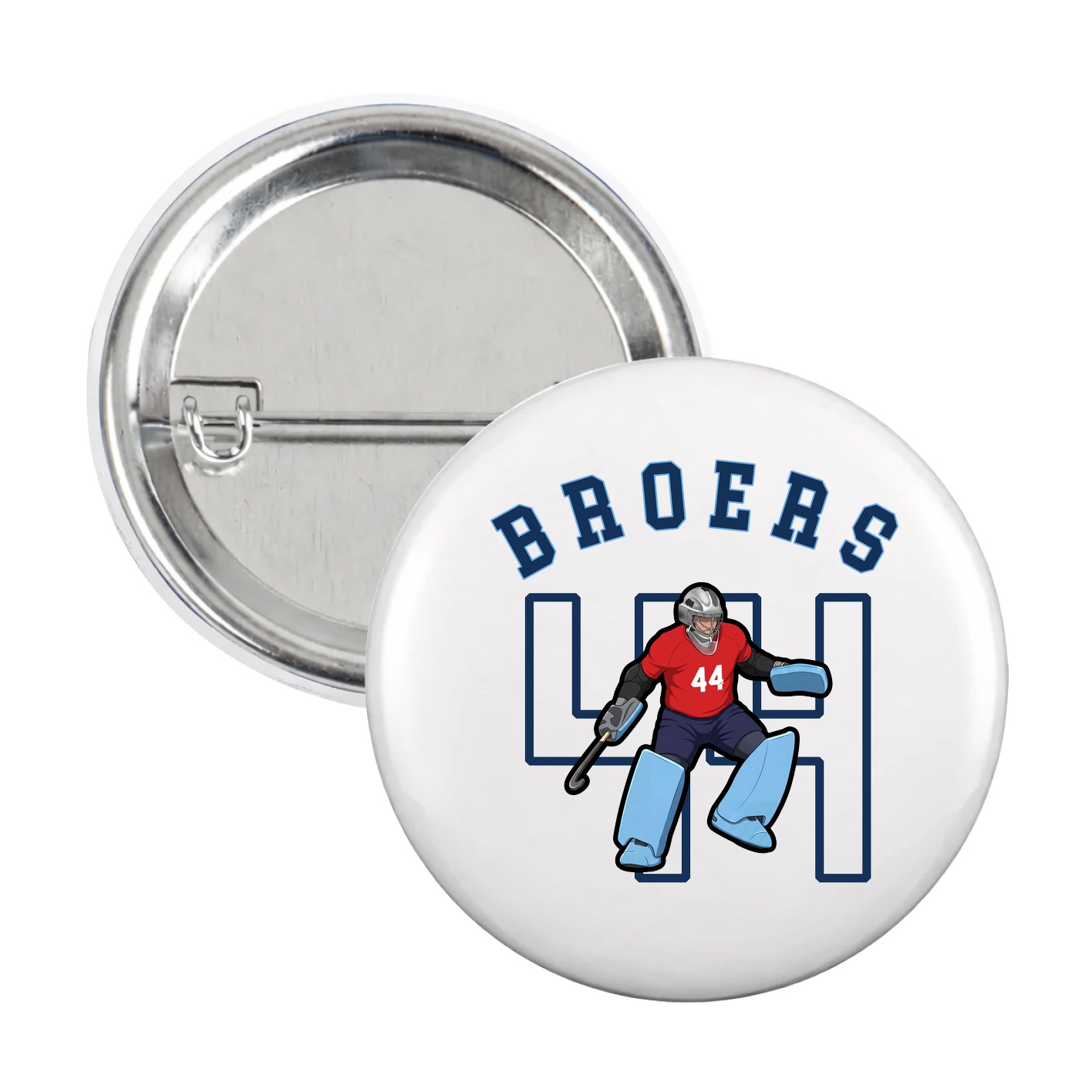 Game Day Button — Shirsey Arch in White