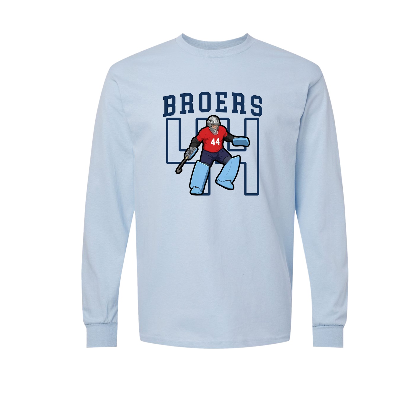 Long Sleeve Tee — Shirsey in Light Blue