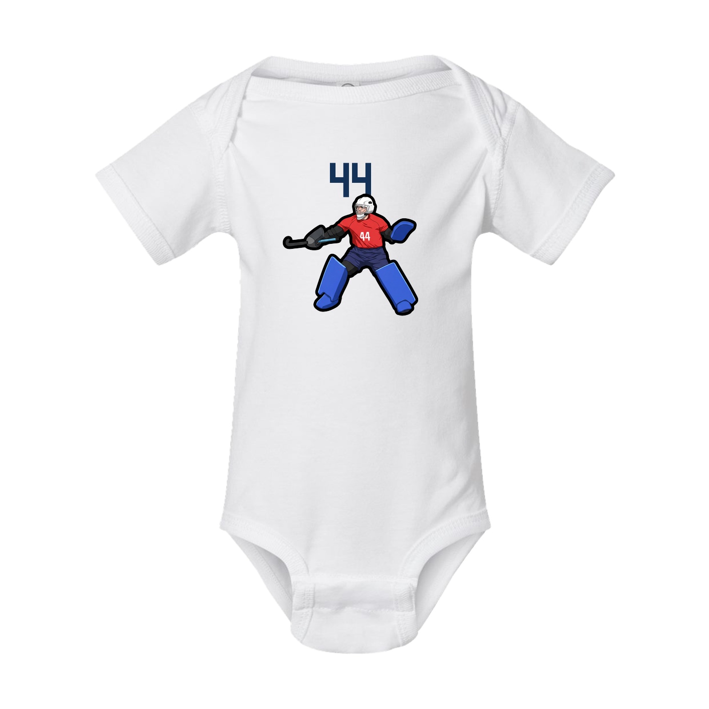 Baby Onesie — Number Top in White