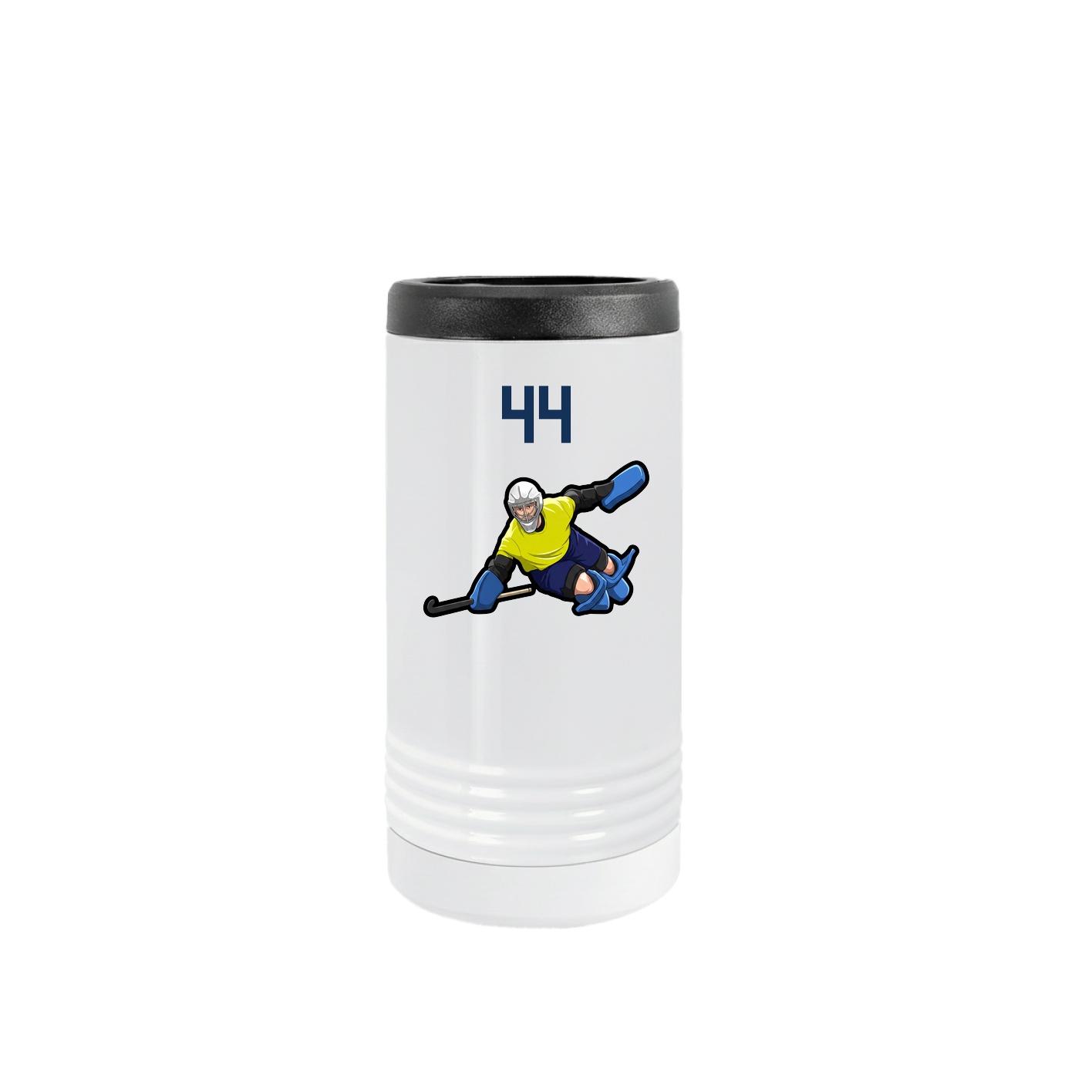 Slim Beverage Holder — Number Top in White