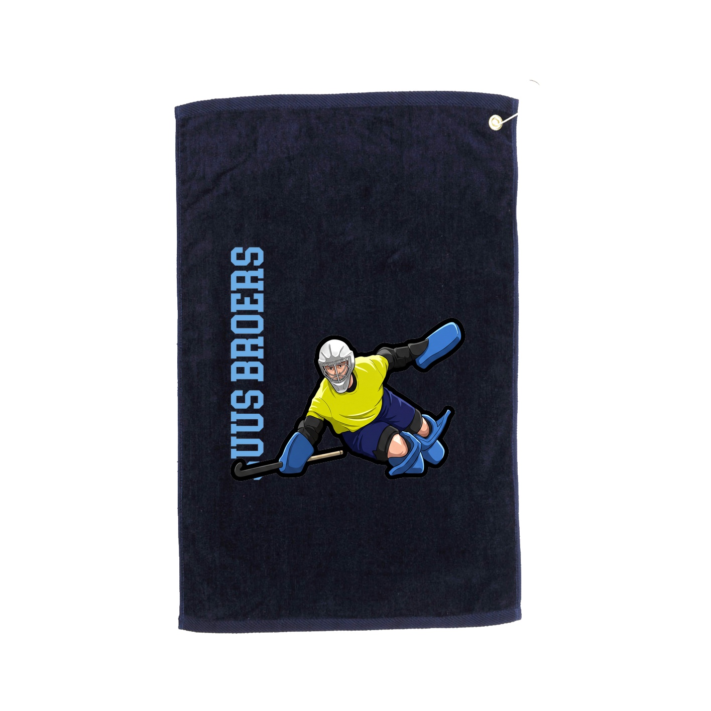 Golf Towel — Name Vertical in Navy