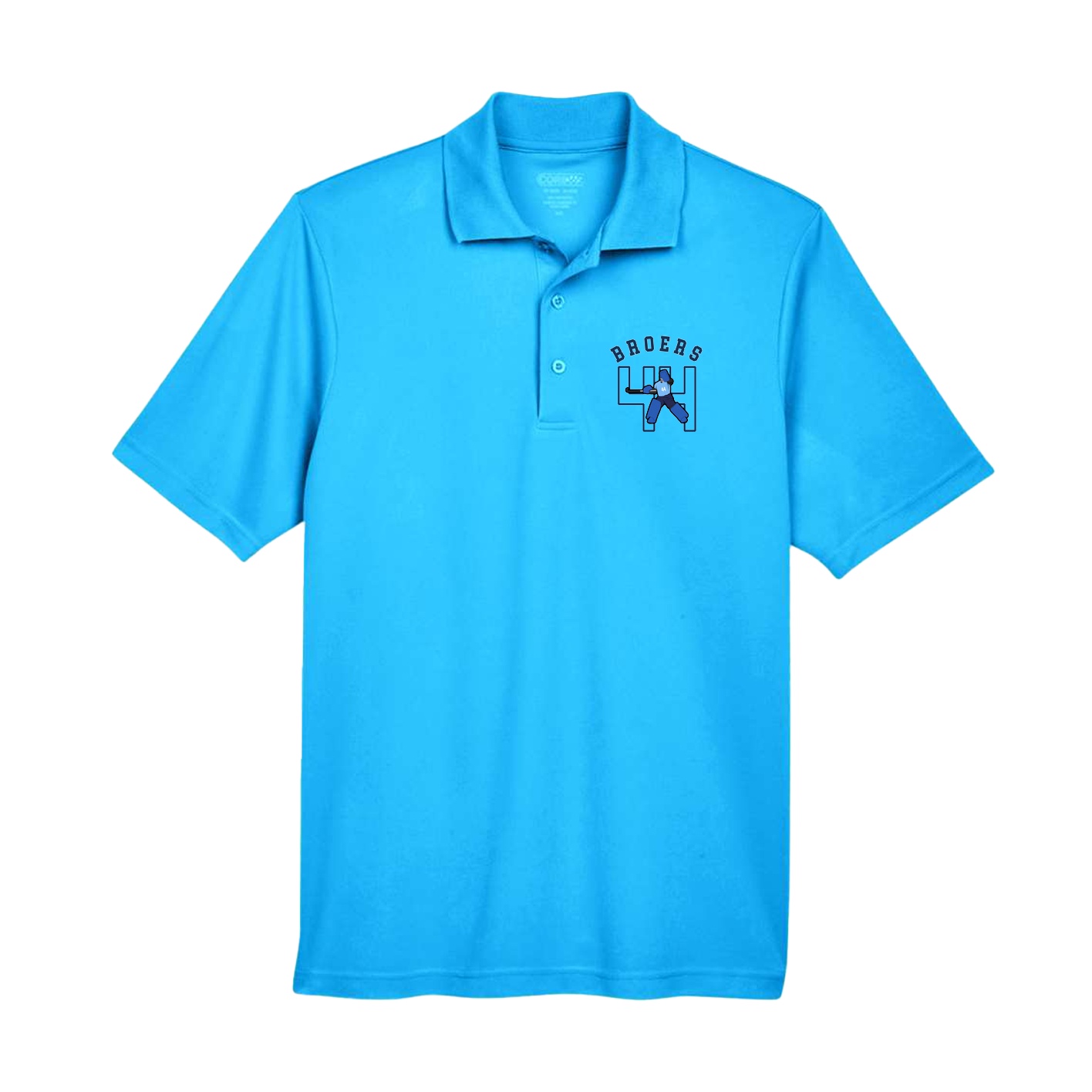 Performance Polo — Shirsey Arch in Light Blue
