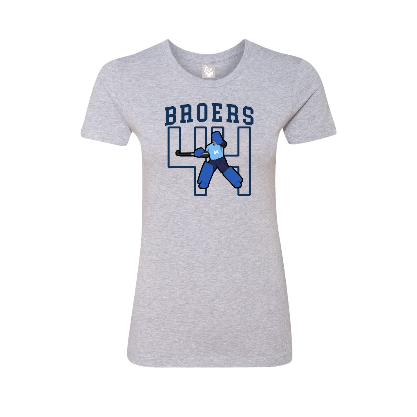 Fitted Women's Tee — Shirsey in Grey