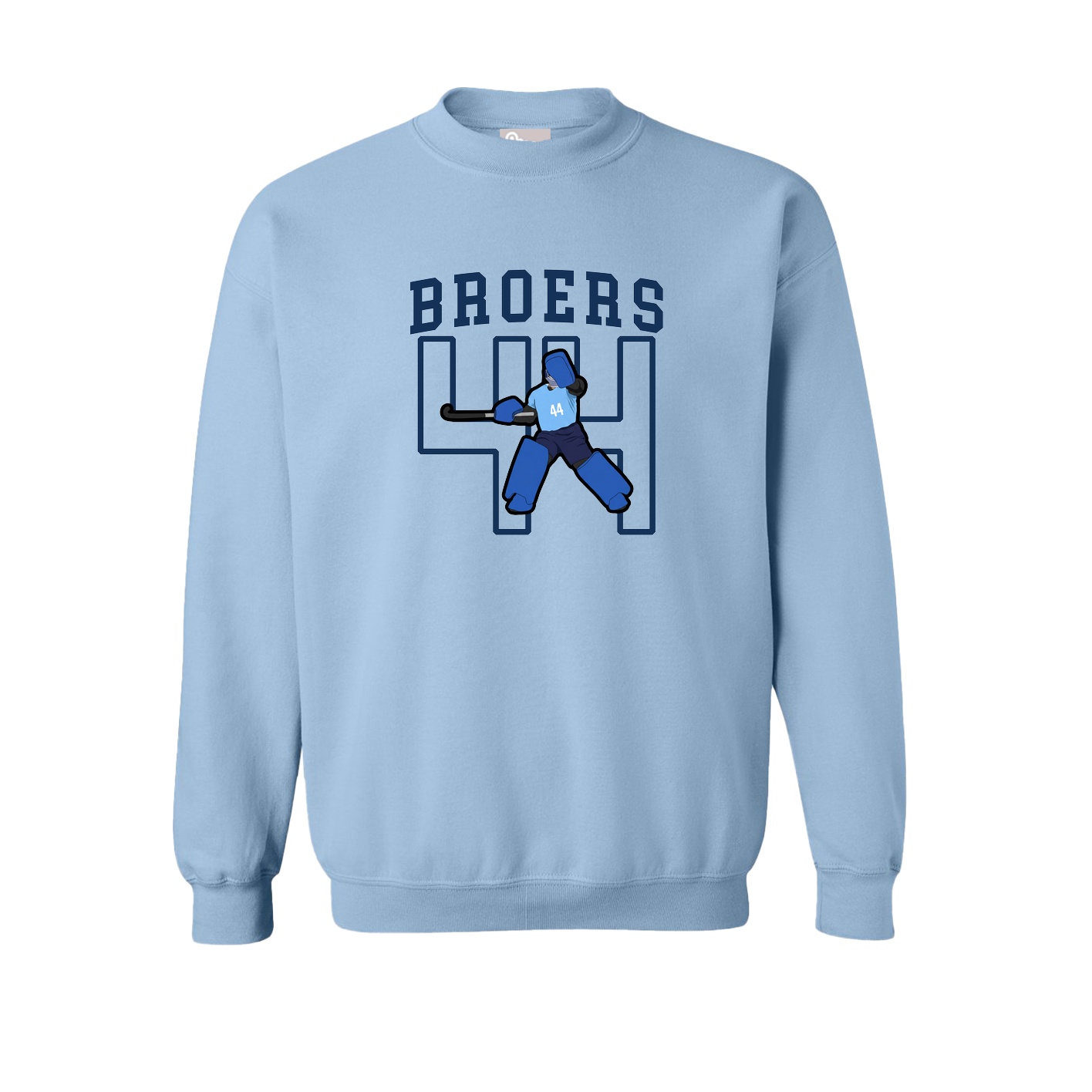 Fleece Crew — Shirsey in Light Blue