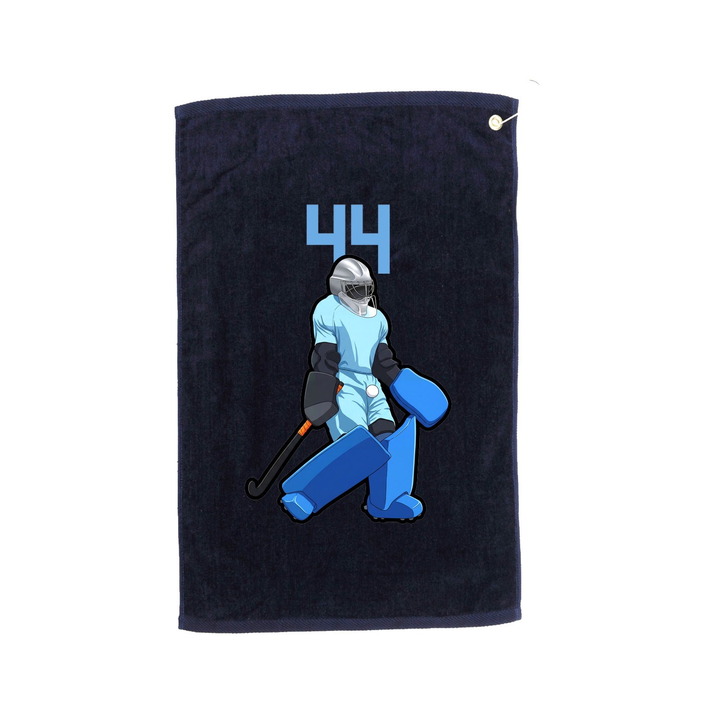 Golf Towel — Number Top in Navy