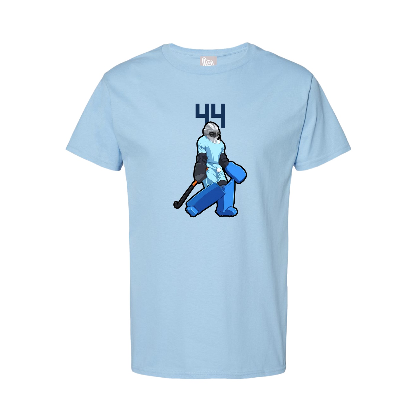 Tee — Number Top in Light Blue